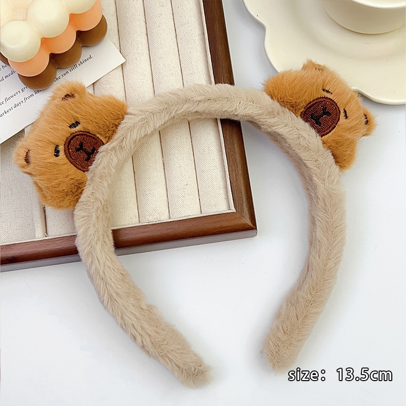 Women's Cute Cartoon Animal Plush Hair Clip Soft Daily Hair Accessories