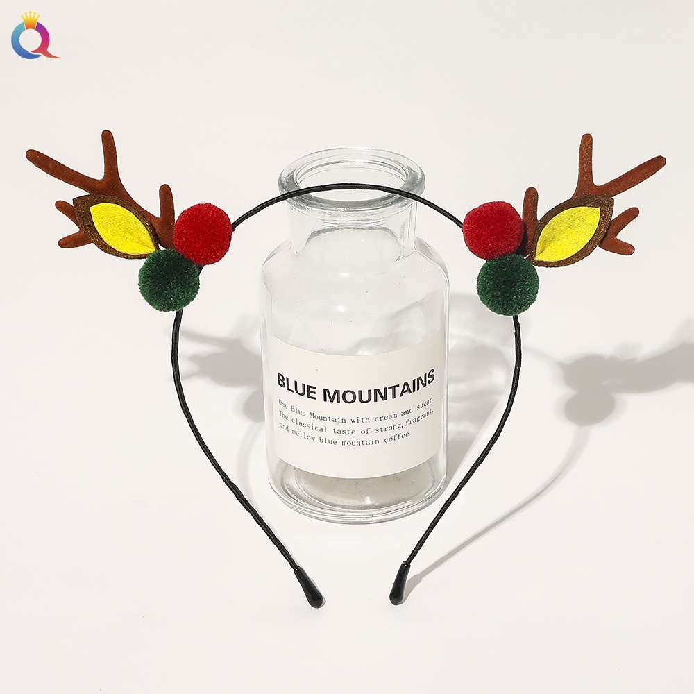 Women's Handmade Cloth Hair Tie Letter Pattern Fashion Christmas Accessory