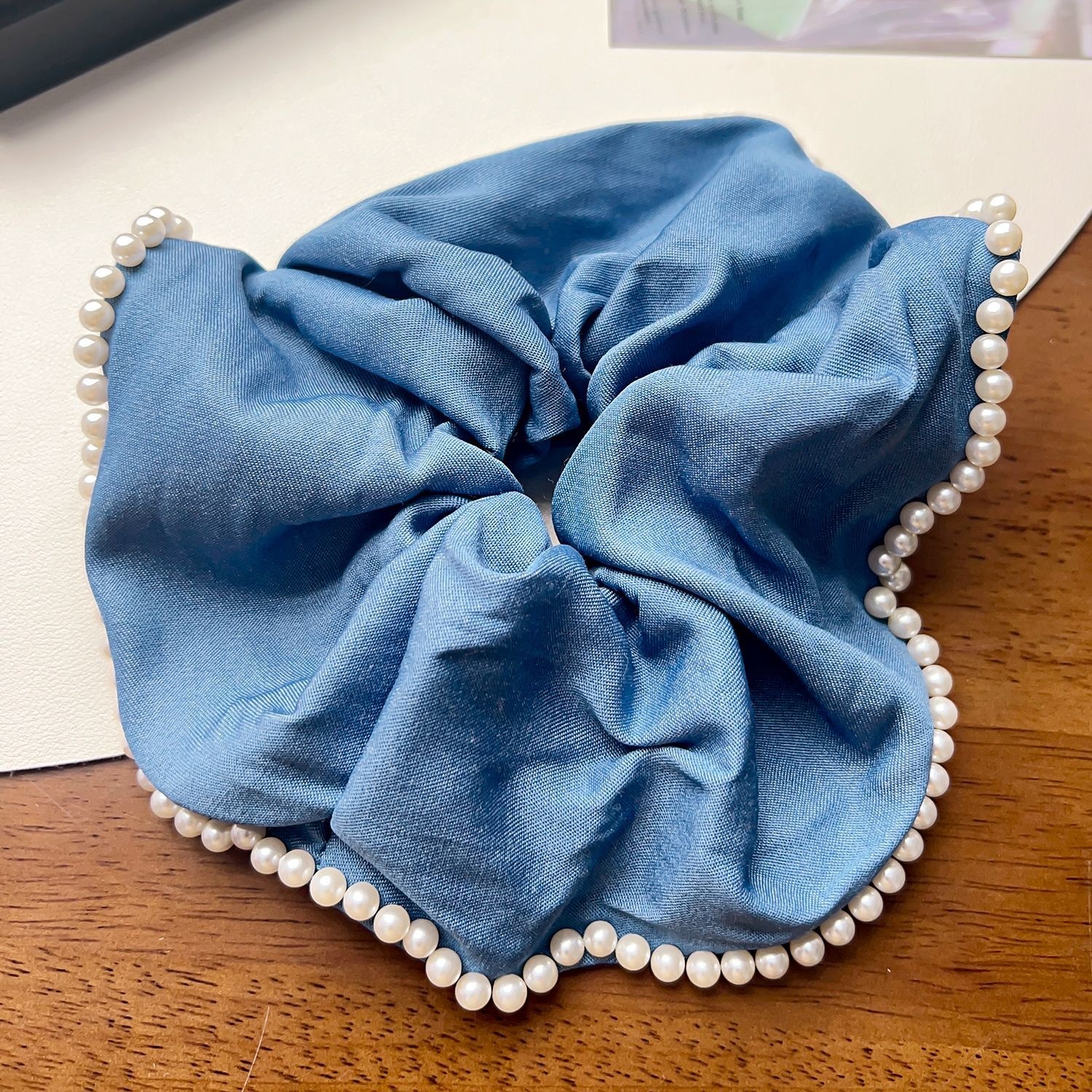 Women's Sweet All Season Cloth Hair Tie Scrunchie Solid Color