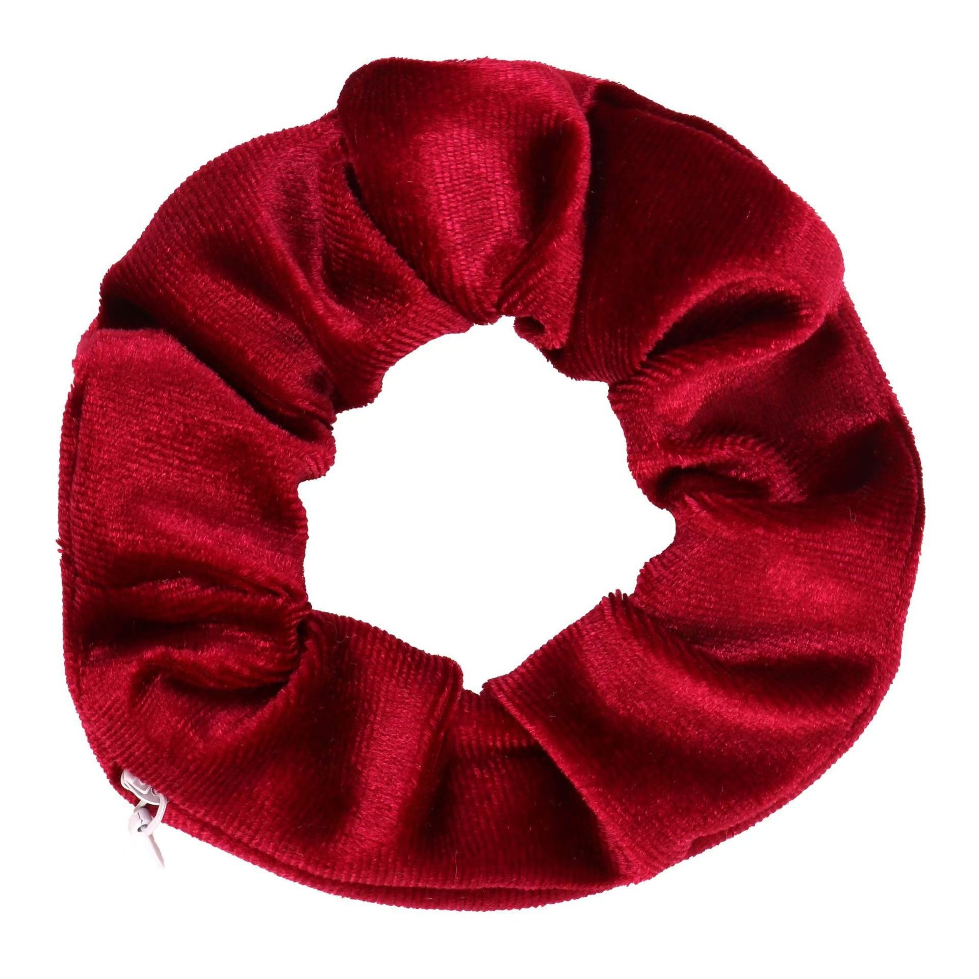 Women's Soft Cloth Hair Tie Basic Solid Color Elastic for Daily Wear