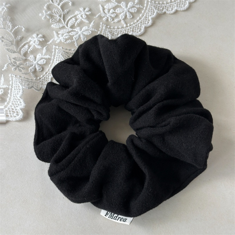 Women's Simple Winter Polyester Plush Bow Hairband Solid Color
