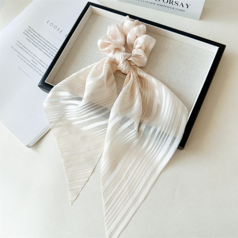 Women's Elegant Cloth Hair Tie for Holiday and Street Solid Color