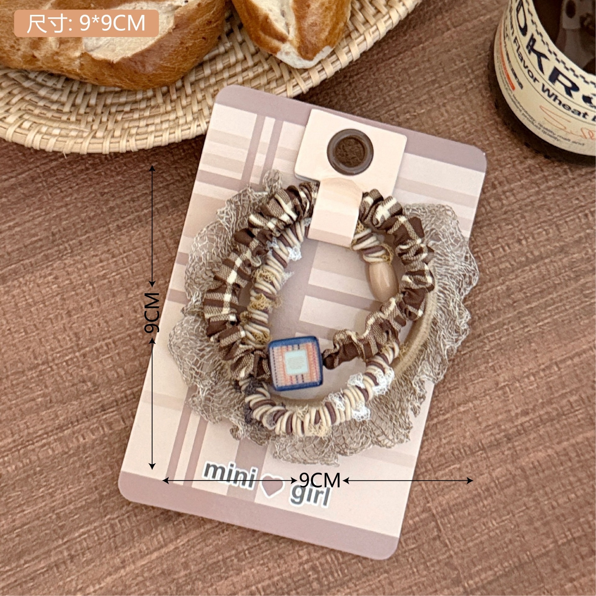 Girls High Elastic Rubber Ponytail Holder Hair Tie Colorful Fresh