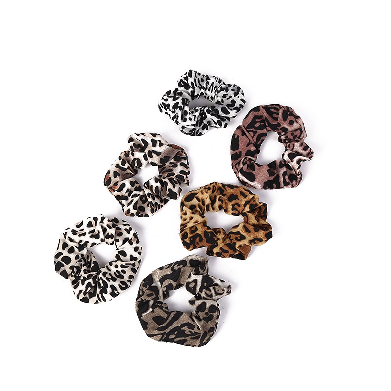 Women's Sweet Simple Daily Cloth Hair Tie Scrunchie Leopard Print