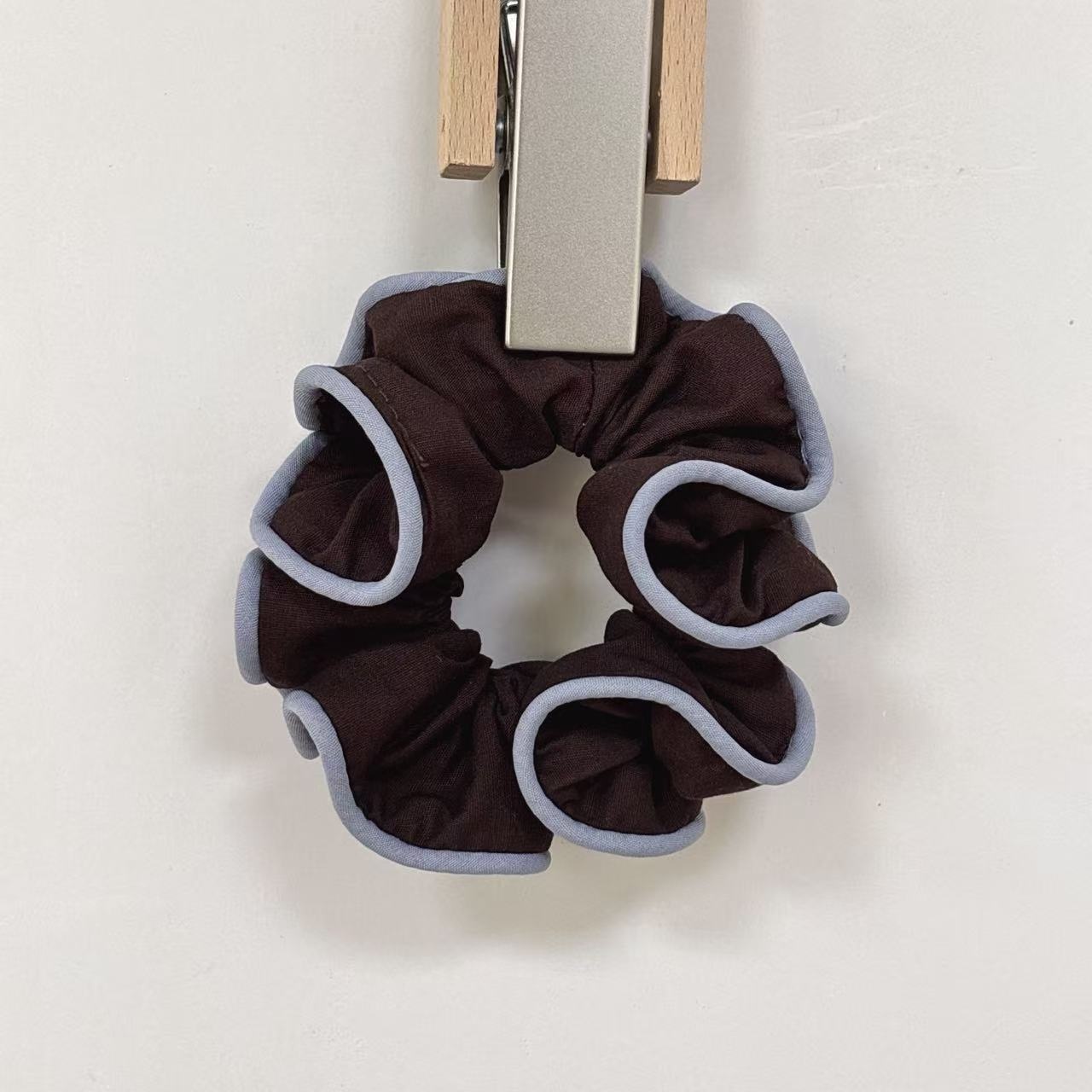 Women's Versatile Cotton Hair Scrunchies Ditsy Floral & Solid Color