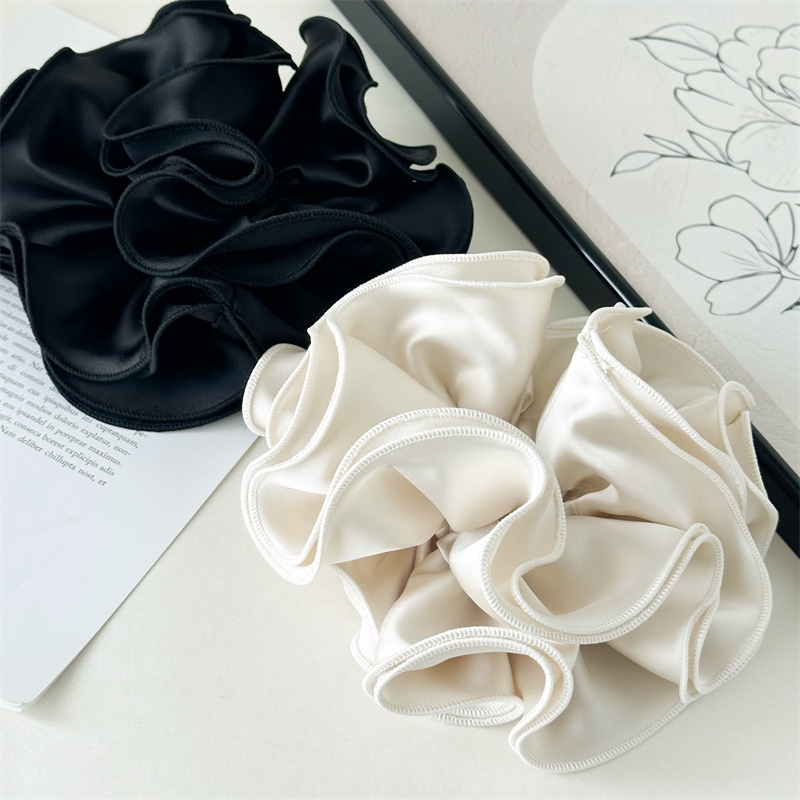 Women's Cloth Hair Tie Elegant Luxury Banquet Style Solid Color
