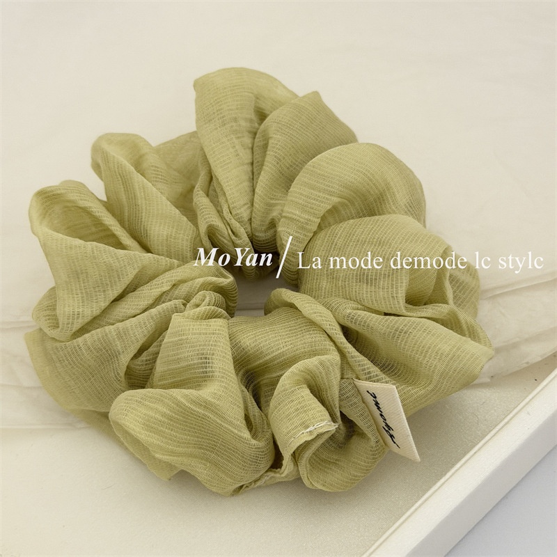 Women's Soft Cloth Hair Tie Spring Summer Accessories Solid Color