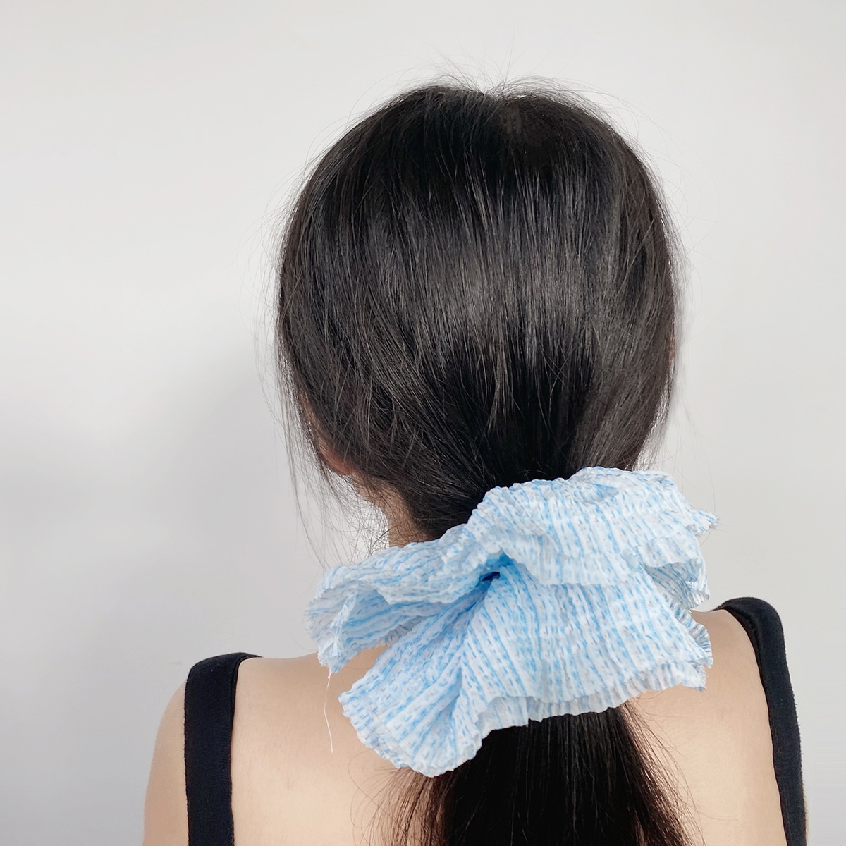 Women's Simple Daily Street Cloth Hair Tie Stripe Flower Pattern