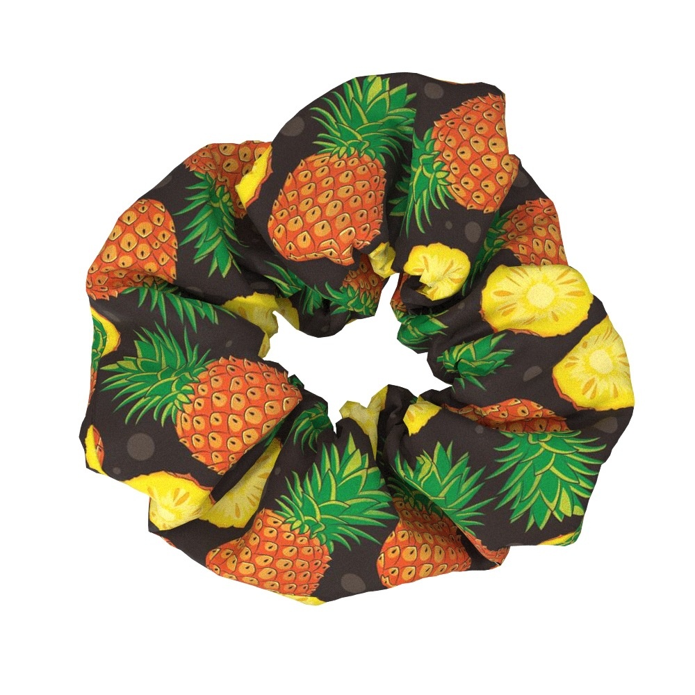 Women's Summer Fabric Hairband Daily Accessory Tropical Pineapple Print