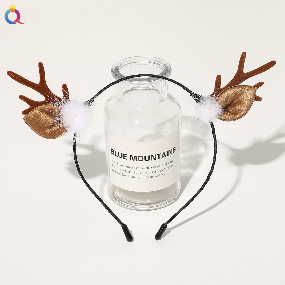 Women's Handmade Cloth Hair Tie Letter Pattern Fashion Christmas Accessory