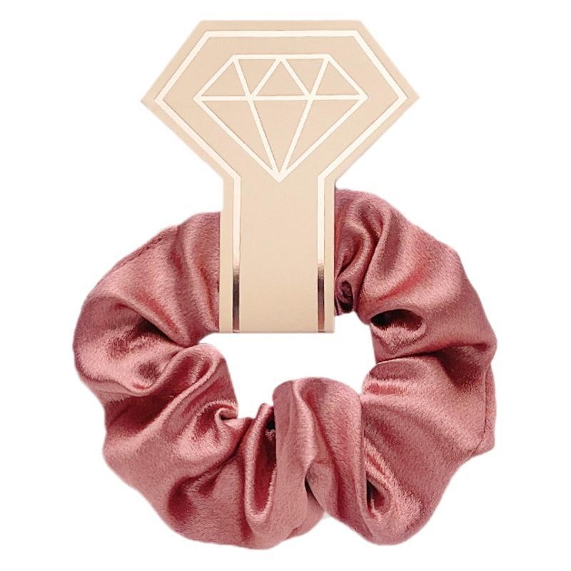 Women's Satin Hair Ties Solid Color No Damage Elastic Fashion Hair Bands
