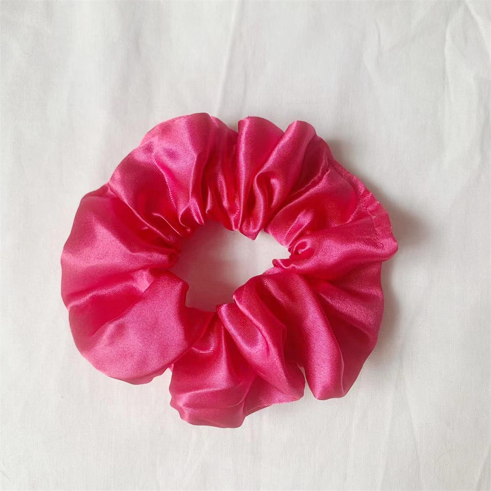 Women's Simple Handmade Cloth Hair Tie Spring Daily Solid Color