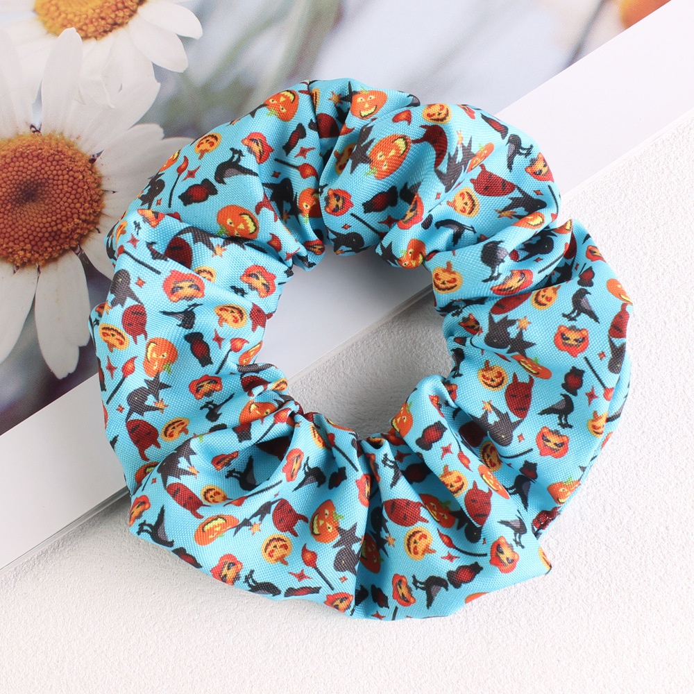 Women's Simple Halloween Elastic Cloth Hair Ties Festive Hair Bands