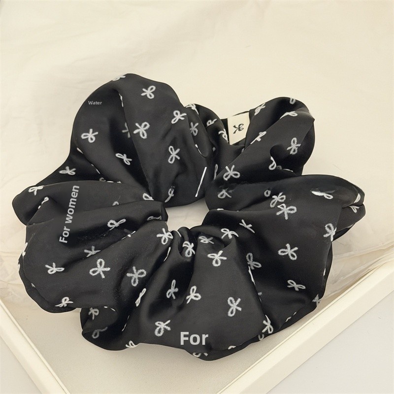 Women's Elegant Satin Hair Tie Ponytail Holder Multicolor Bowknot