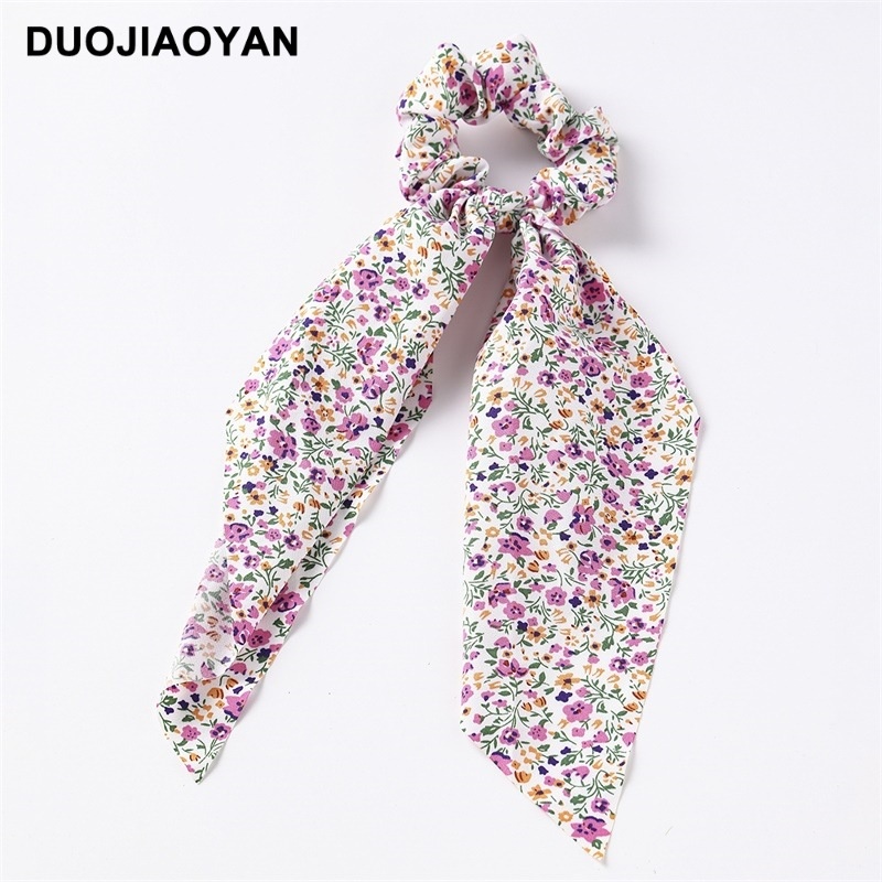 Women's Sweet Everyday Cloth Hair Scrunchie Ditsy Floral Print