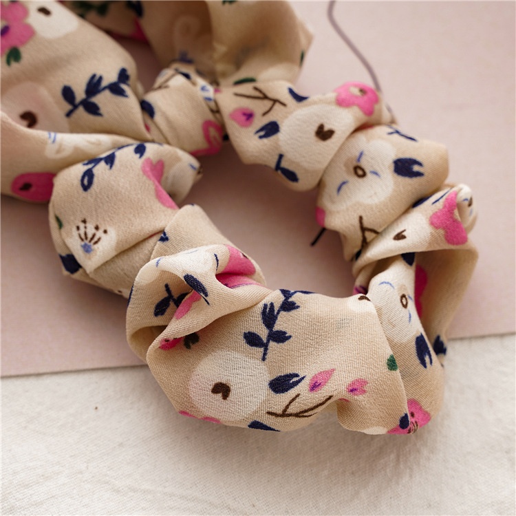 Women's Daily Cloth Hair Tie Scrunchie Simple Floral Pattern