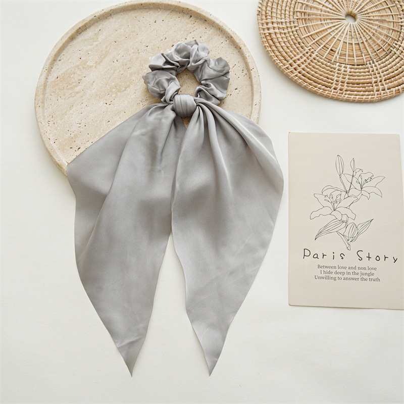 Women's Handmade Everyday Fabric Scrunchie Hair Tie Classic Solid Color