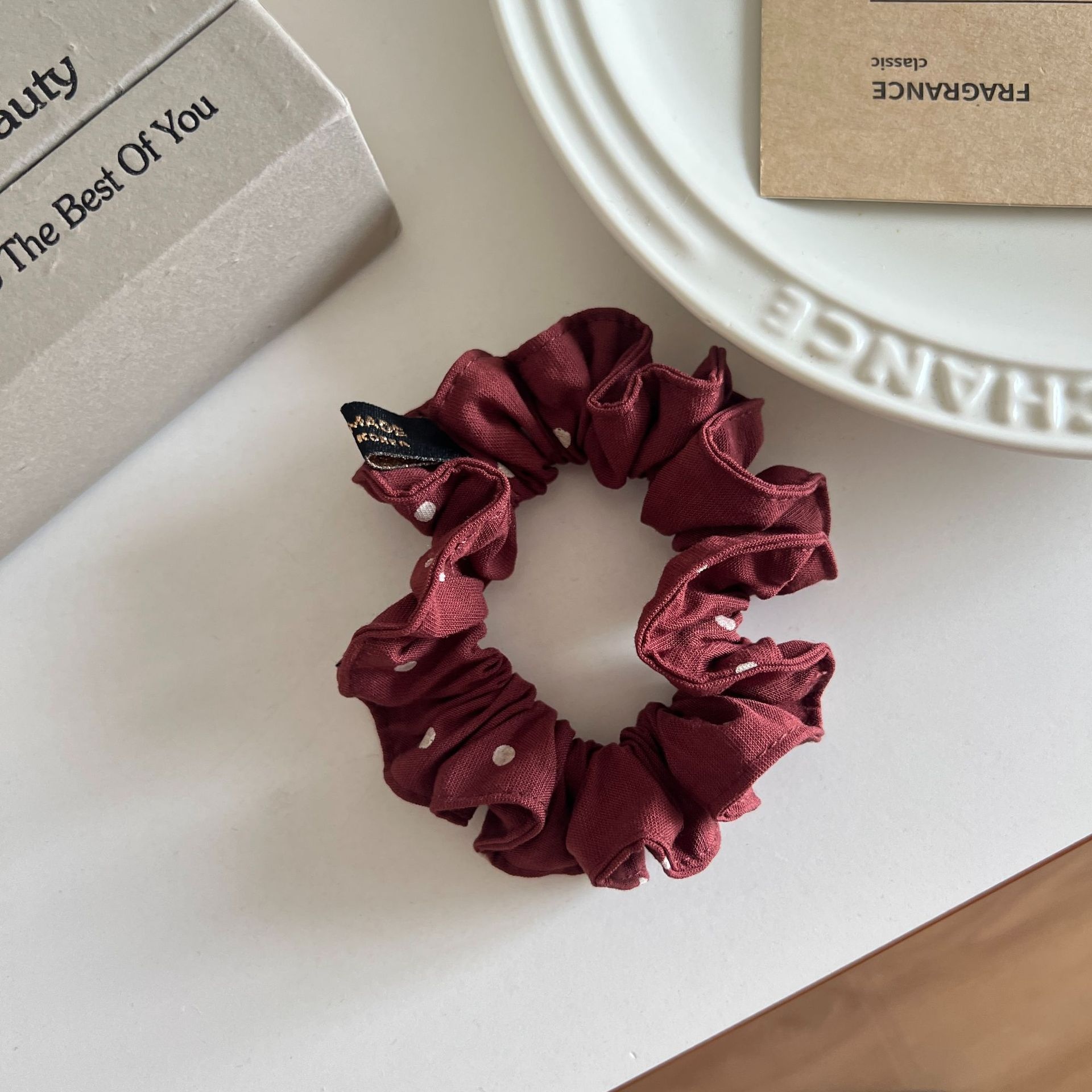 Women's Casual Cloth Elastic Hair Band Accessories Polka Dots