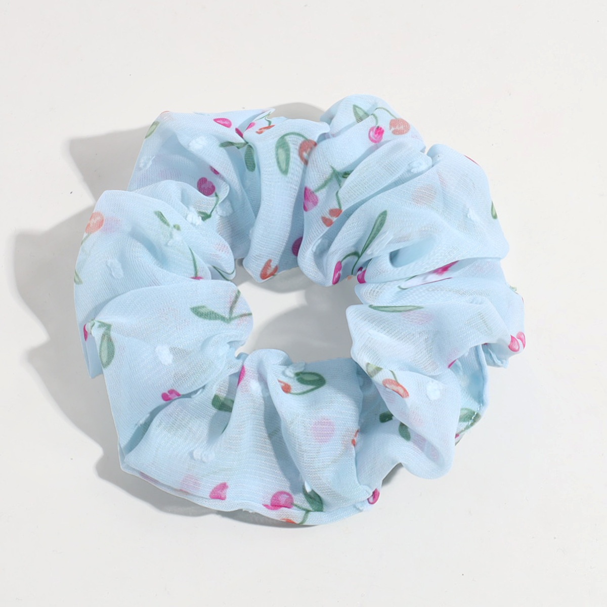 Women's Sweet Summer Cloth Hair Tie Scrunchie Multicolor Ditsy Floral