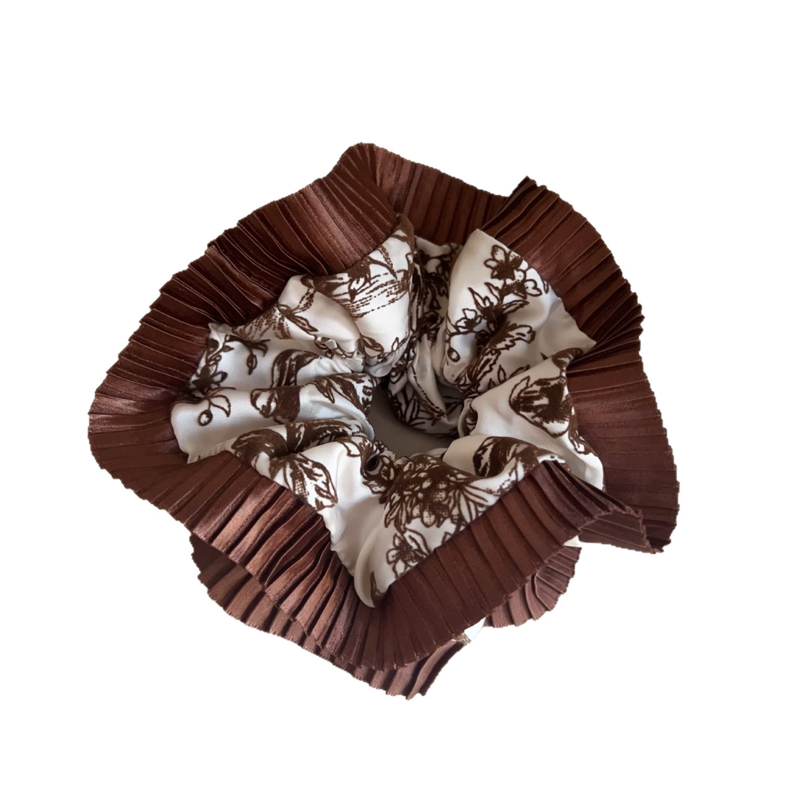 Women's Elegant Maillard Style Satin Hair Ties Retro Palace Hair Accessories