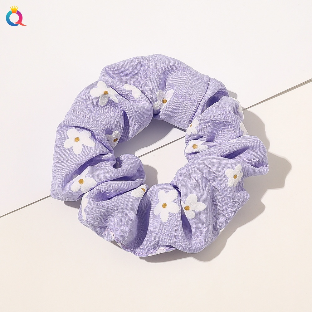Women'S Daily Cloth Hair Tie Simple Plaid Fruit Flower Patterns