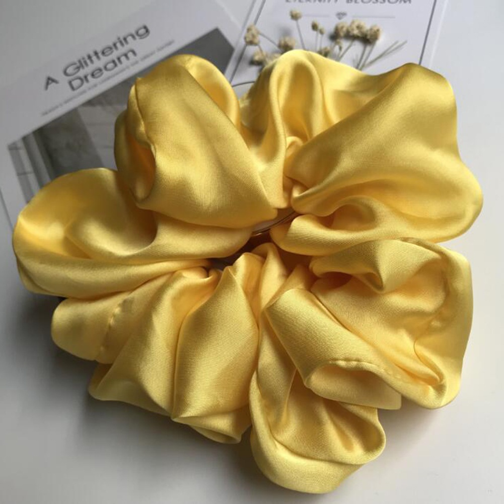 Women's Cute Handmade Cloth Hair Tie For Daily Wear Solid Color