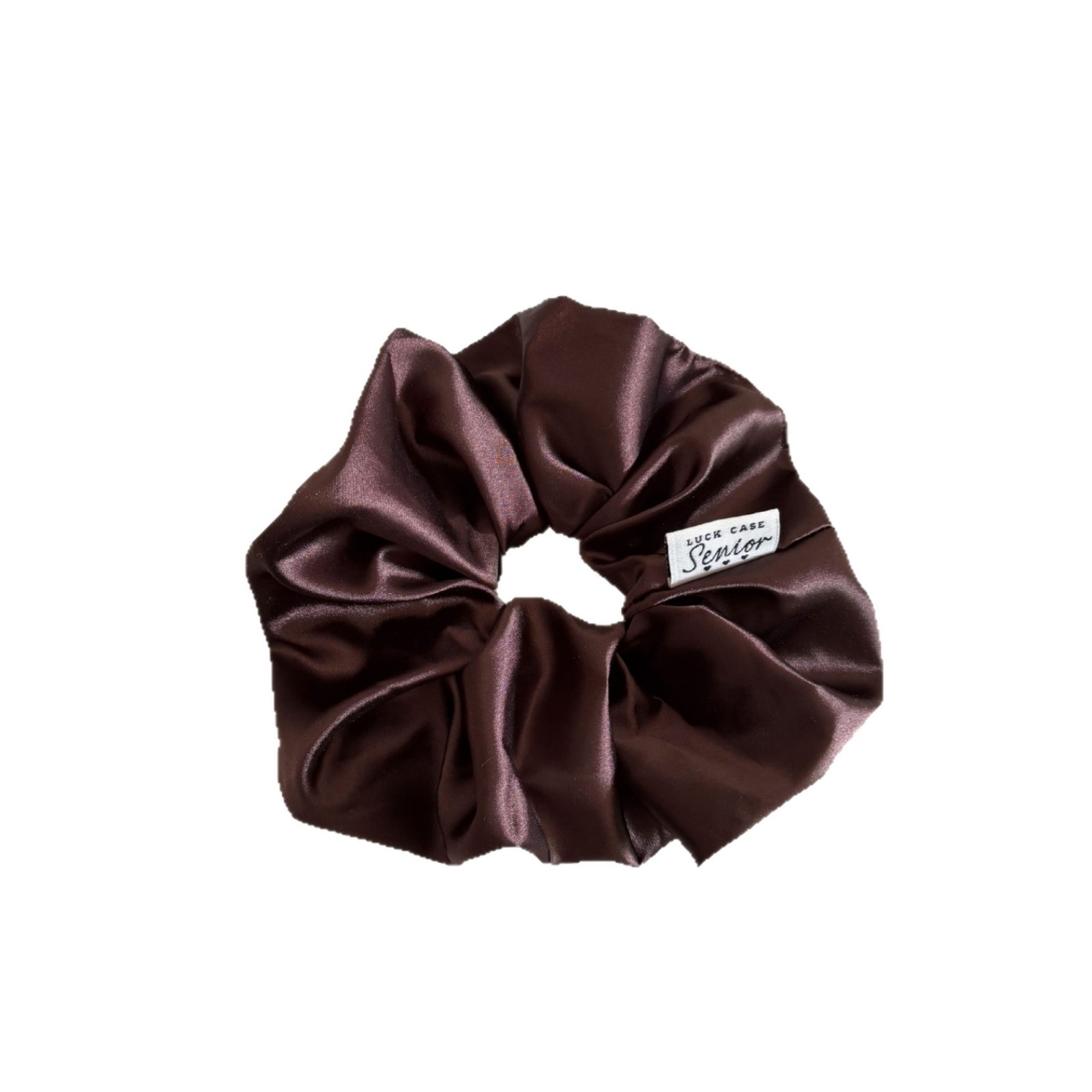 Women's Simple Style Spring Satin Hair Tie Accessories Solid Grey