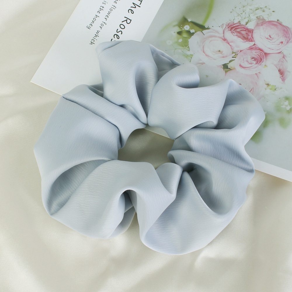 Women Soft Cloth Elastic Hair Bands Spring Summer Solid Color Hair Ties