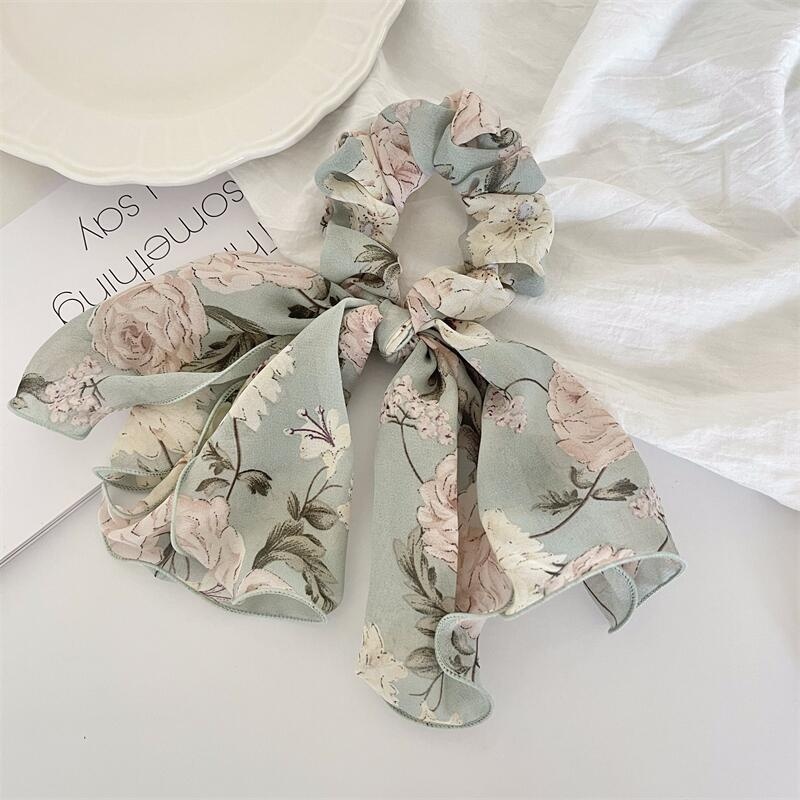 Women's Daily Cloth Ribbon Hair Accessories Sweet Flower Bow Knot