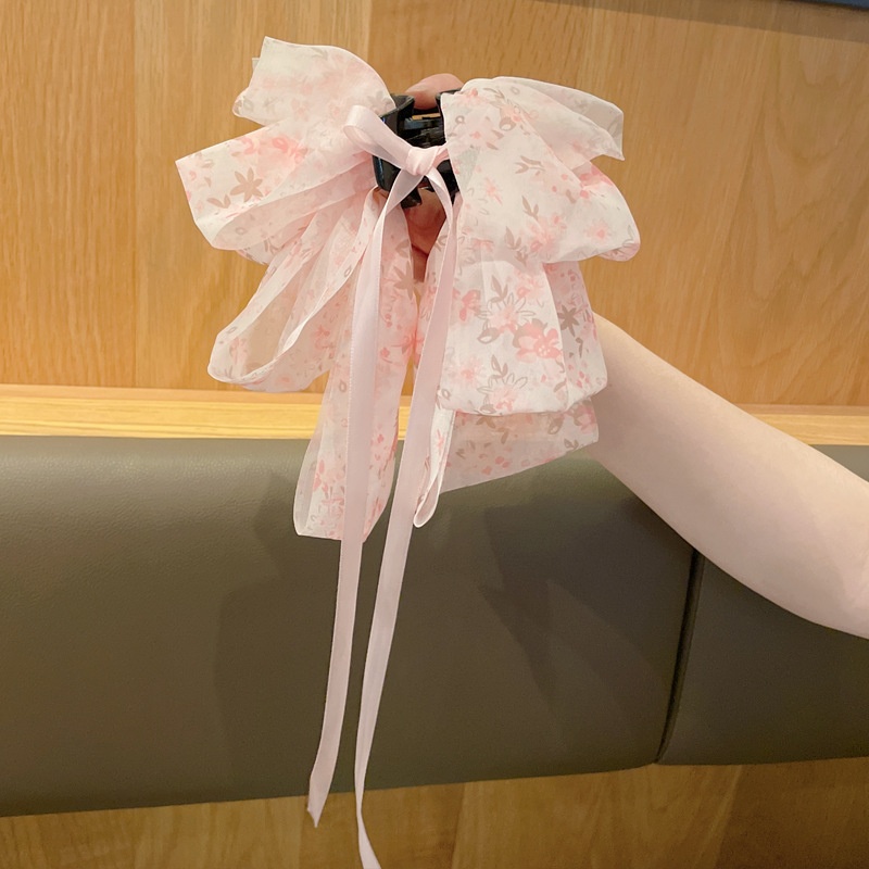 Women's Sweet Holiday Street Cloth Hair Claws Ditsy Floral Pattern