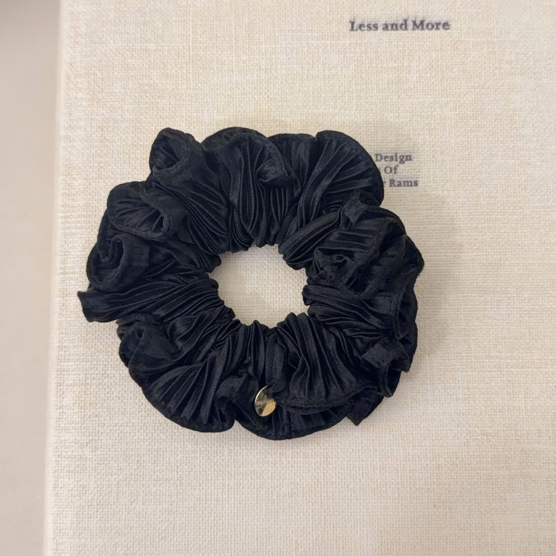 Women's Soft Cloth Hair Tie For Comfortable Daily Styling Solid Pink