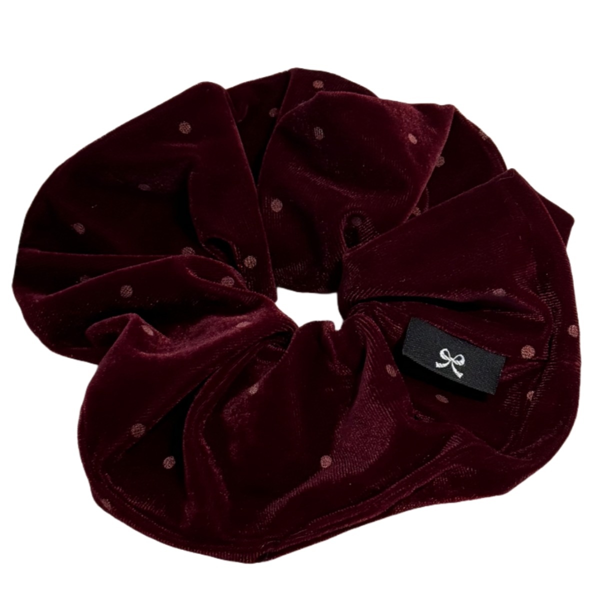 Women's Velvet Polka Dot Sponge Headband Autumn Winter Hair Accessories