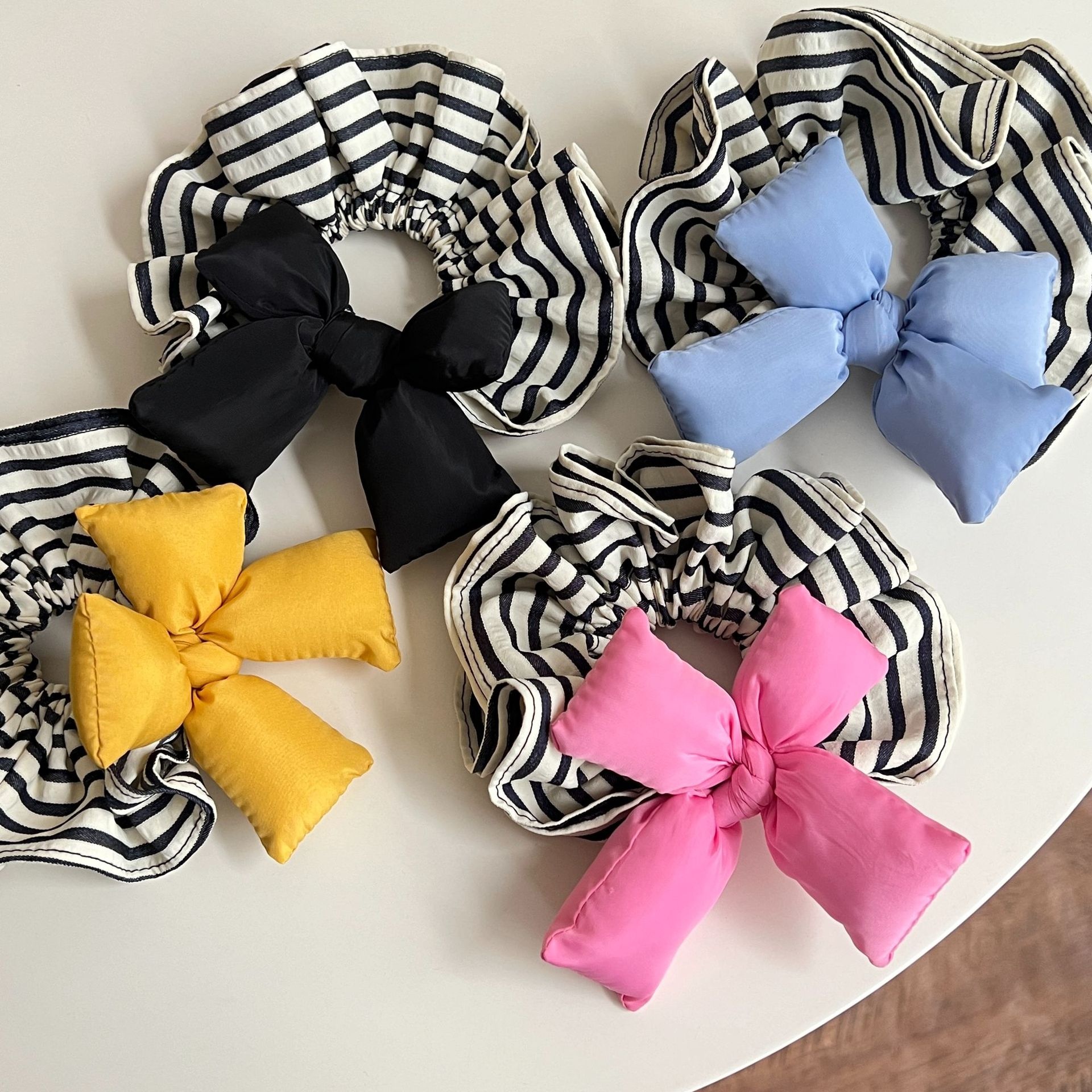 Women's Daily Cloth Hair Tie Simple Sweet Bow Knot