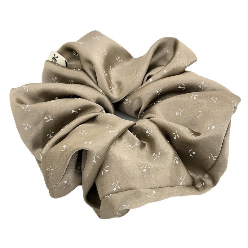 Women's Elegant Ditsy Floral Satin Headband with Large Bow Hair Accessory
