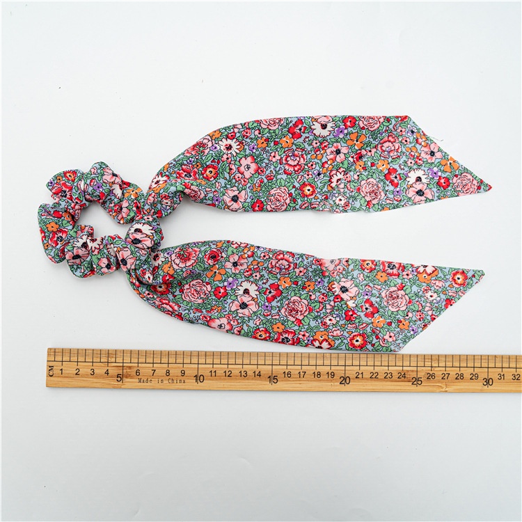 Women's Spring Casual Cloth Flower Hair Tie Pastoral Ditsy Floral