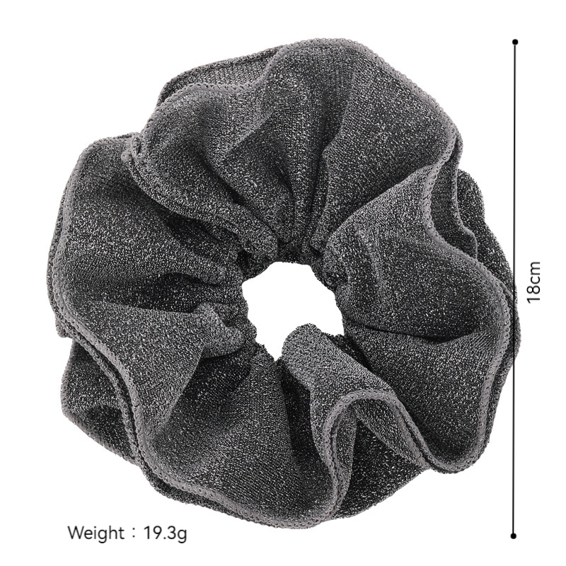 Women's Elegant Banquet Cloth Hair Scrunchie Classic Solid Color