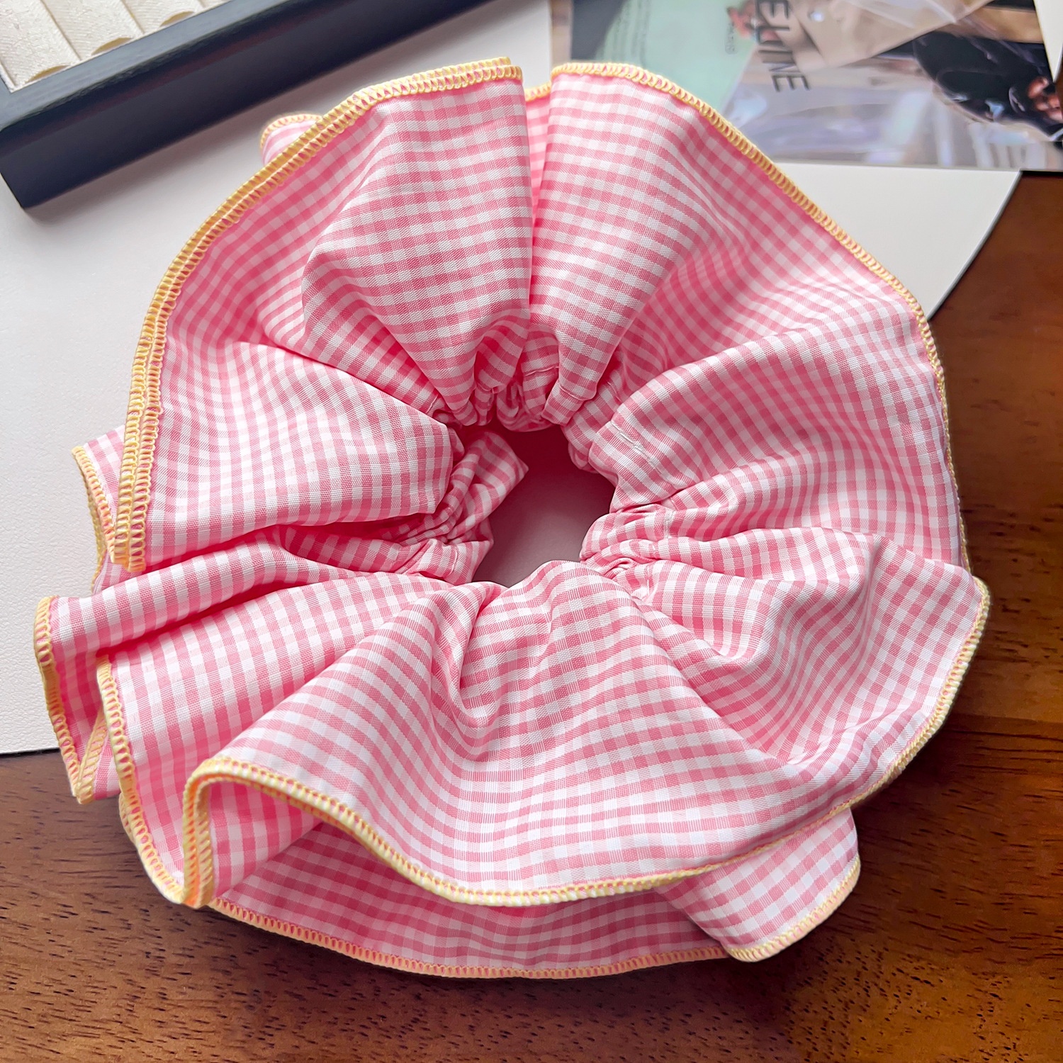 Women's Sweet All Season Cloth Hair Tie Scrunchie Solid Color