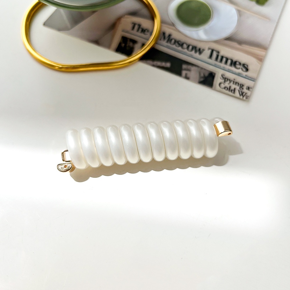 Women's Classic Vacation Plastic Resin Ponytail Hair Tie Solid Color