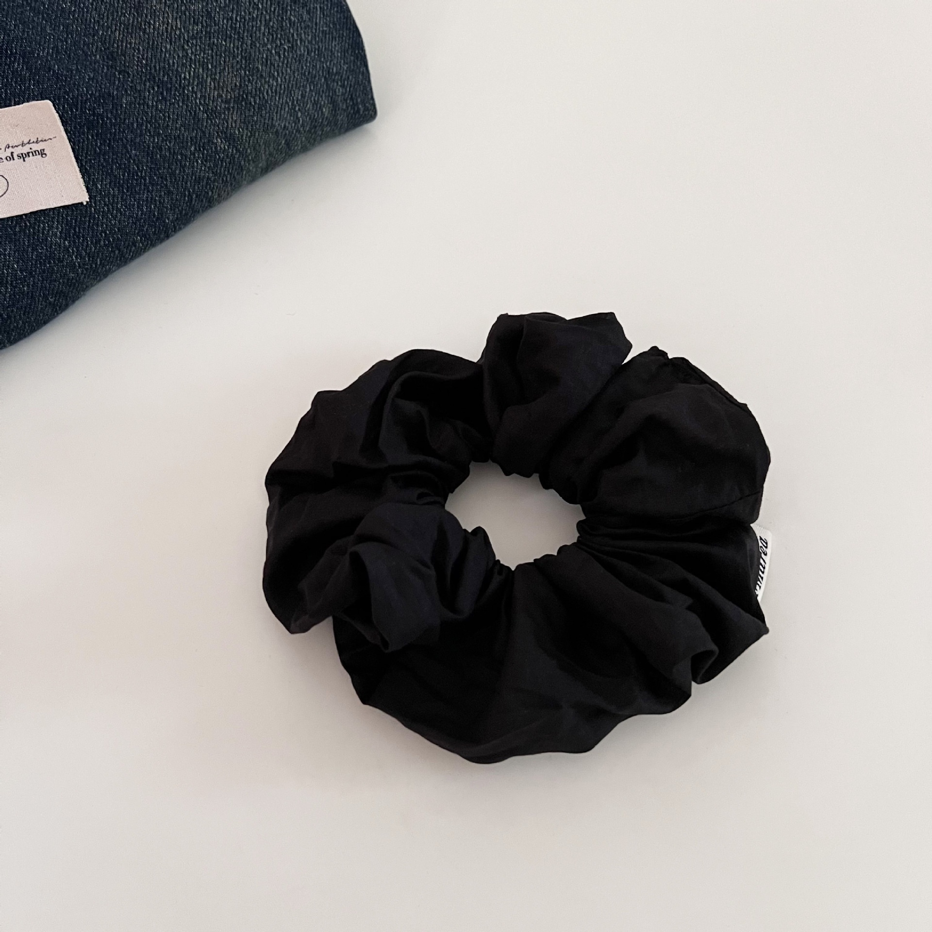 Women's Soft Cotton Hairbands, Solid Colorful Elastic Ties for Bun & Ponytail