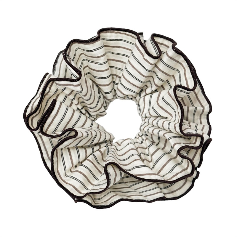 Women's Hair Tie Elegant Cloth Striped Edge Autumn Accessories