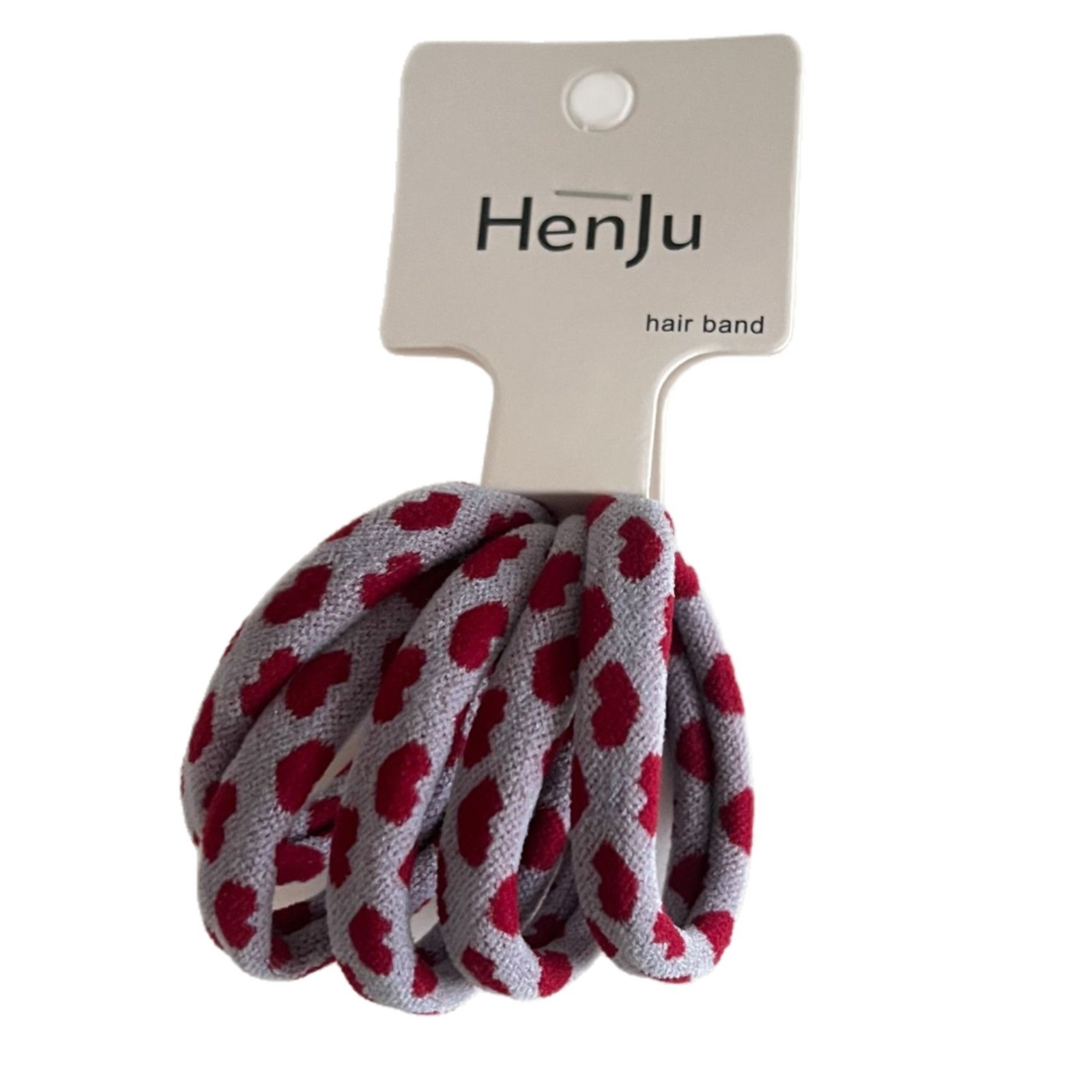 Women's Thickened Non-Damaging Cloth Hair Ties Plaid & Polka Dots