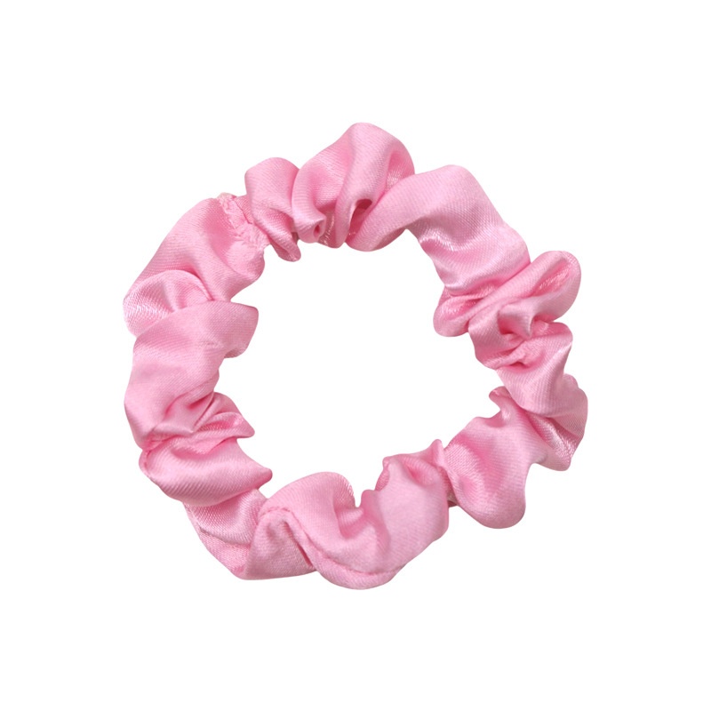 Women Versatile French Satin Hair Ties Daily Wear Solid Multi-Color