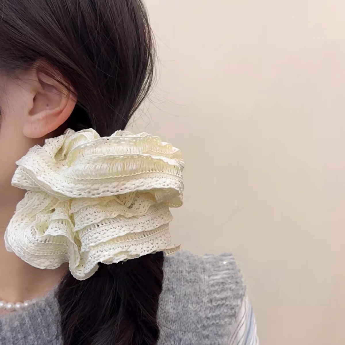 Women's Cute Vacation Daily Fabric Hair Tie Accessory Solid Color