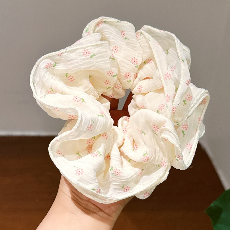 Women's Elegant Japanese Fabric Hair Tie For Weekend Ditsy Floral