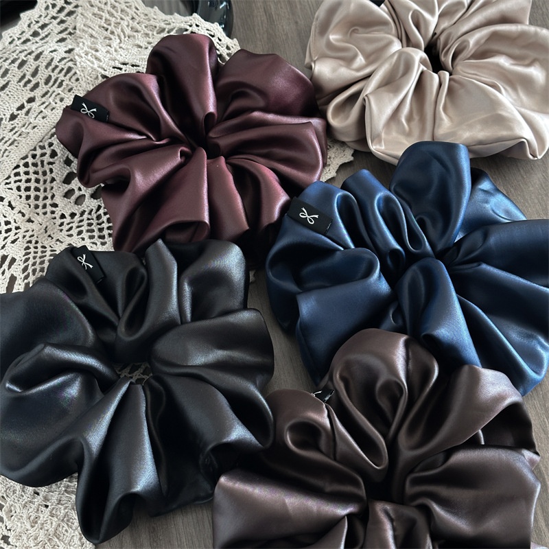 Women's Premium Thickened Satin Hairband Elegant Daily Headband Solid Color