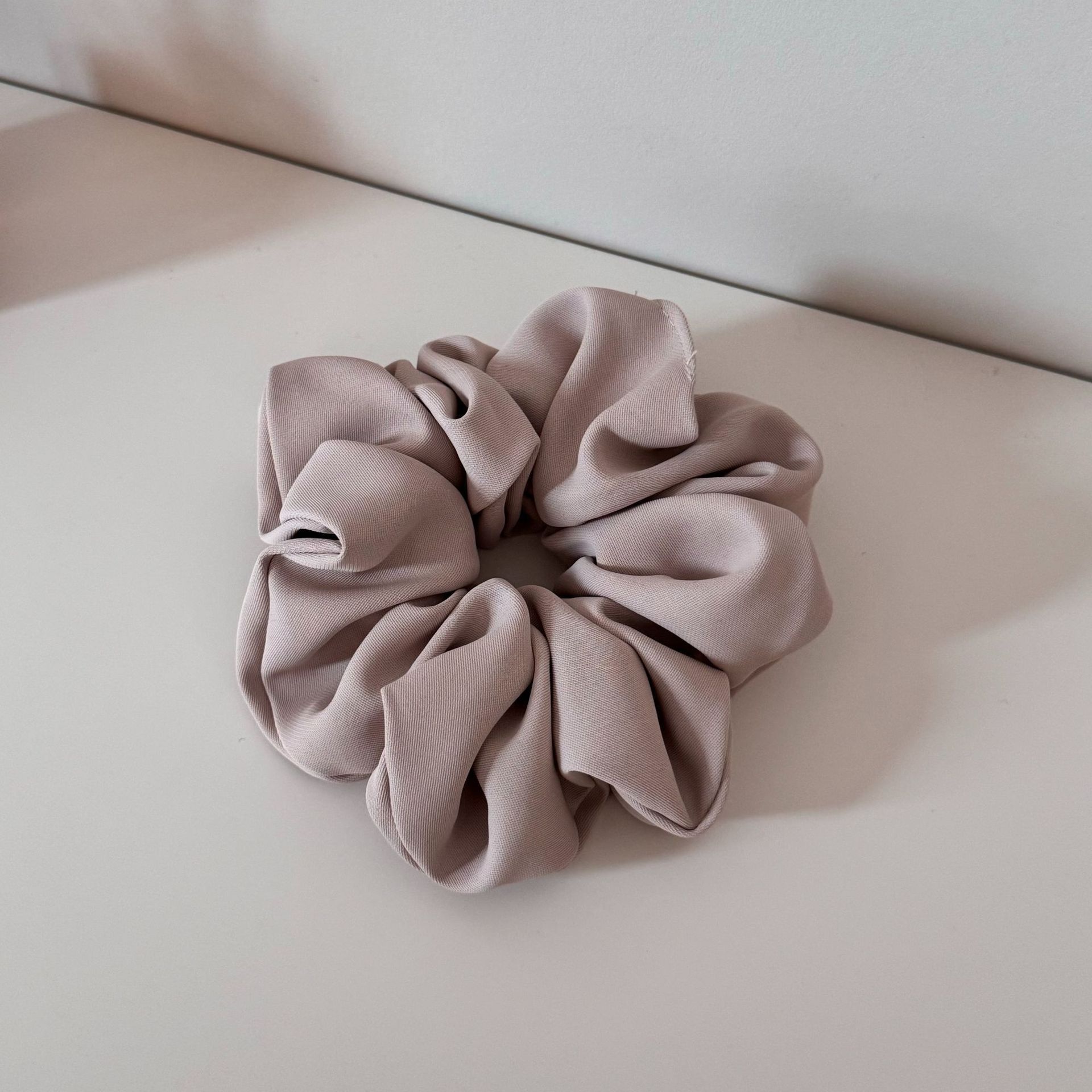 Women's Elegant French Satin Headband Solid Color Silk Hair Accessory