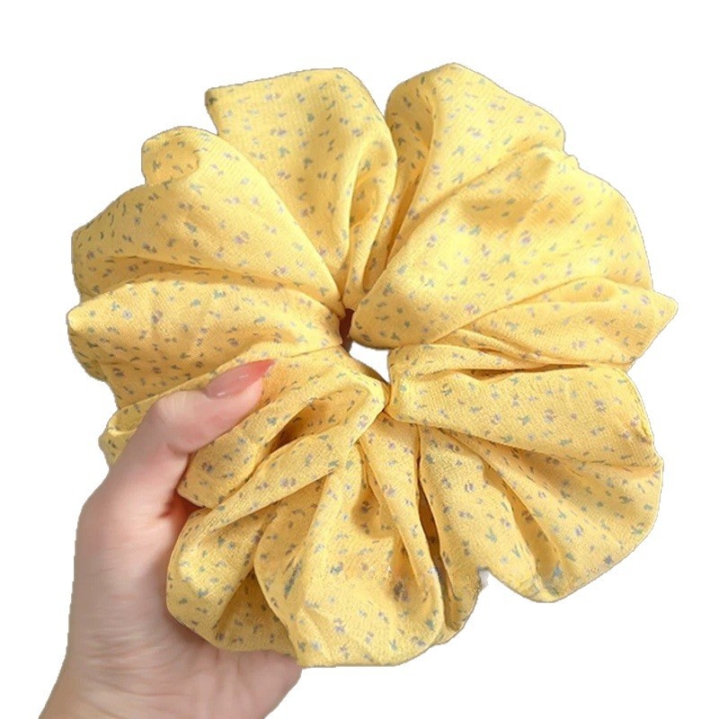 Women's Everyday Cloth Hair Tie Scrunchie Classic Ditsy Floral