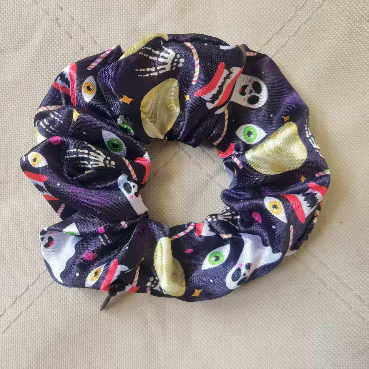 Women's Stylish Elastic Polyester Hair Bands Personalized Halloween Print