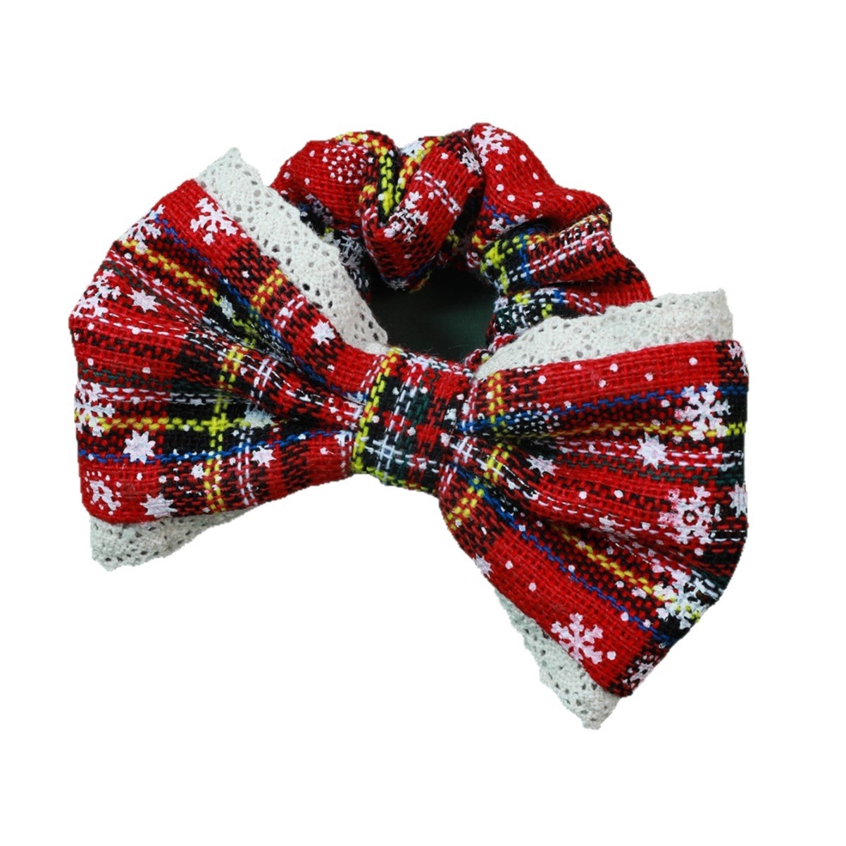 Women's Outdoor Fabric Bowtie Hair Ties Cute Floral Fruit Print