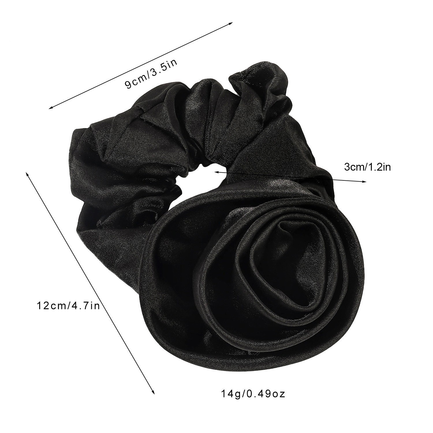 Women's Sweet Valentine Party Hair Tie Romantic Rose Flower Pattern
